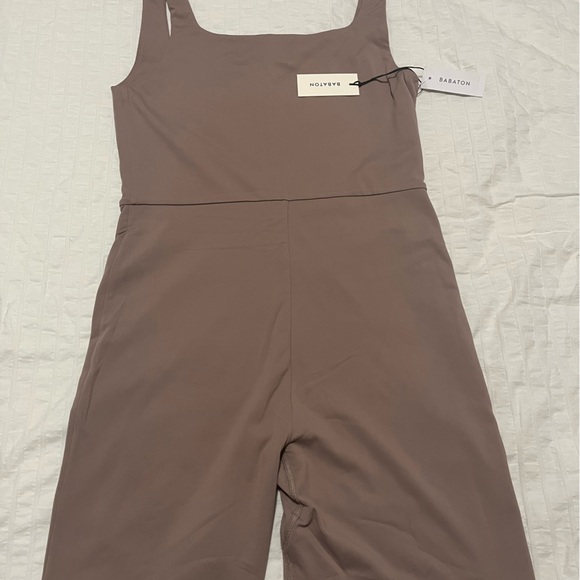 Aritzia romper - Contour Squareneck Romper (New With Tags) - Picture 5 of 7